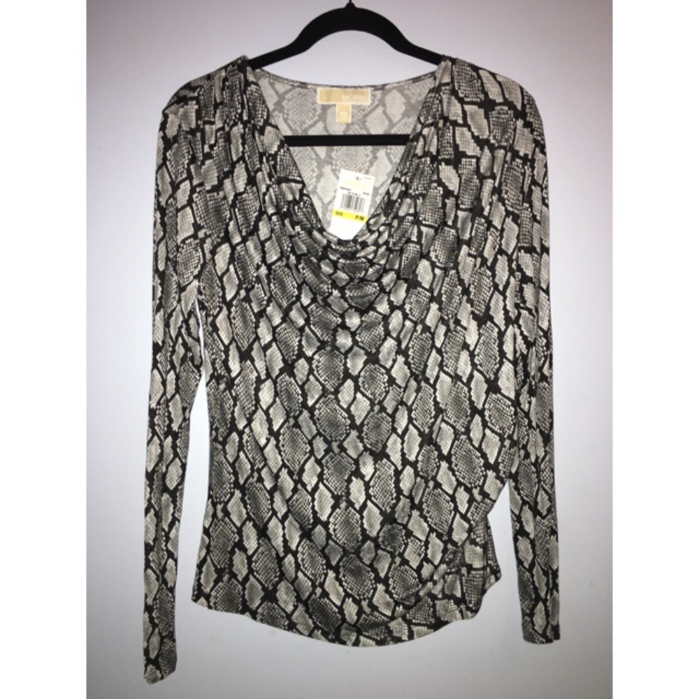 MICHAEL Michael Kors Snake Print Top